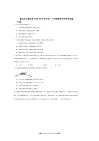 2024~2025学年重庆市七校联盟高一下期末考试物理试卷(含解析)