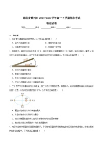 湖北省黄冈市2024-2025学年高一下学期期末考试物理试卷（Word版附答案）