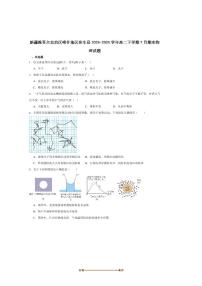 2024～2025学年新疆喀什地区莎车县高二下7月期末考试物理试卷(含答案)