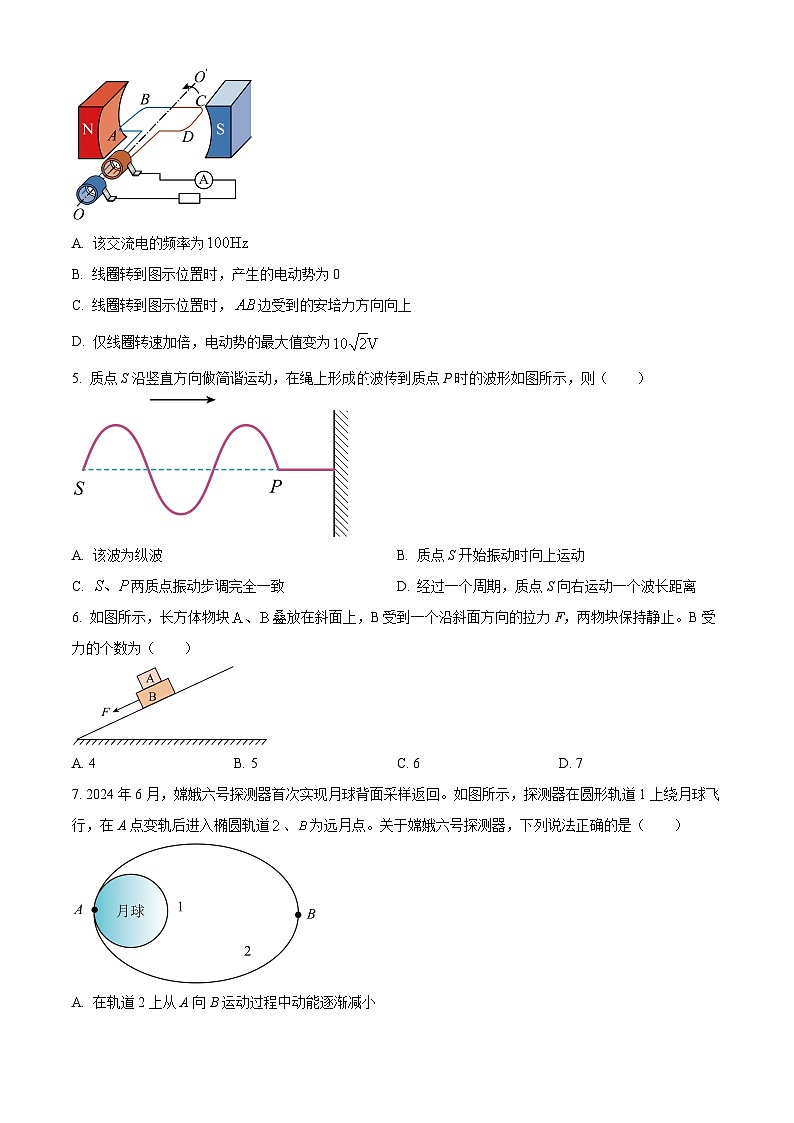 【物理 北京版】2025年普通高等学校招生选择性考试(精编原卷版)第2页