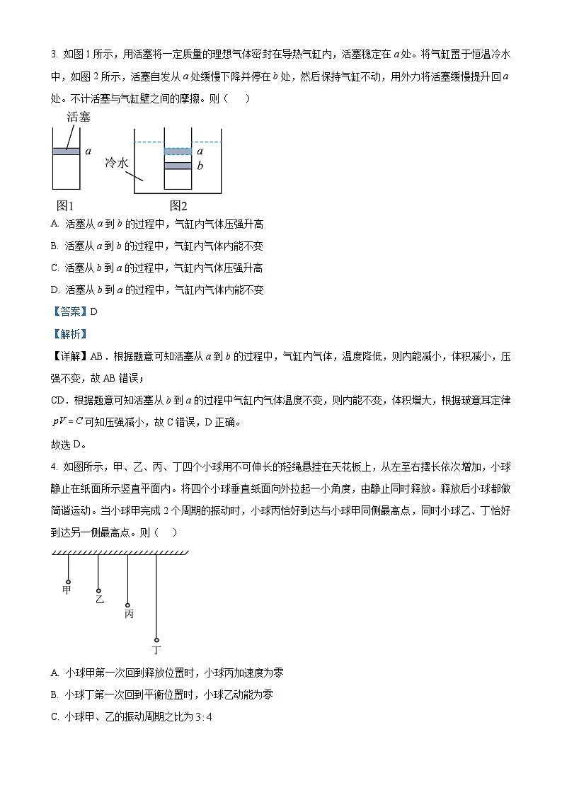 2025年高考四川卷物理真题(解析版)第2页