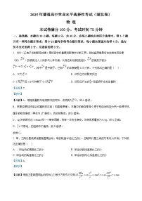 2025年高考真题——物理（湖北卷）试卷（Word版附解析）