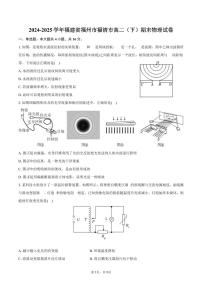 2024-2025学年福建省福州市福清市高二（下）期末物理试卷（含答案）