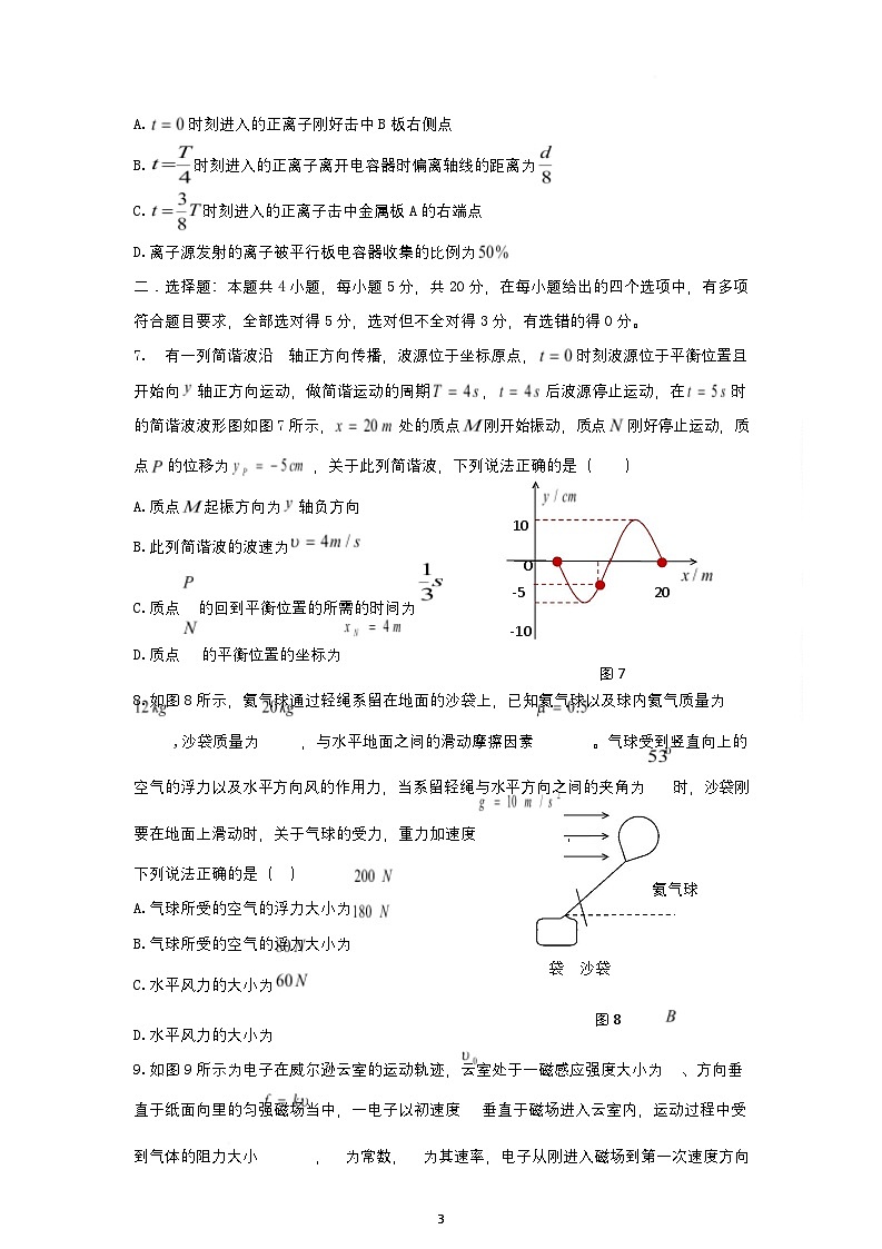 湖南省2025届高三物理下学期冲刺压轴卷三试题含解析第3页