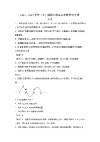 河南省南阳市2024-2025学年高二下学期4月联考物理试题（解析版）