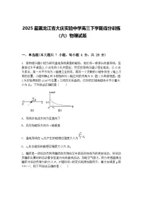 2025届黑龙江省大庆实验中学高三下学期得分训练(六)物理试题(含答案解析)
