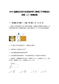 2025届黑龙江省大庆实验中学二部高三下学期得分训练(二)物理试题(含答案解析)