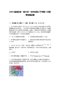 2025届湖北省“新八校”协作体高三下学期5月联考物理试卷（含答案解析）