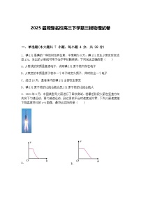 2025届湘豫名校高三下学期三模物理试卷（含答案解析）