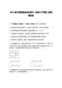 2025届宁夏回族自治区银川一中高三下学期二模物理试题（含答案解析）
