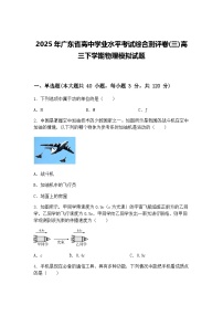 2025年广东省高中学业水平考试综合测评卷(三)高三下学期物理模拟试题（含答案解析）