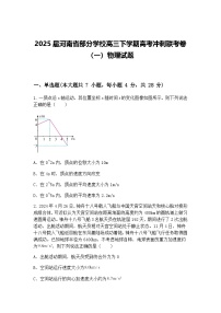 2025届河南省部分学校高三下学期高考冲刺联考卷（一）物理试题（含答案解析）