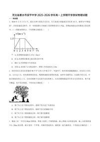 河北省衡水市安平县安平中学2025-2026学年高一上学期开学测试物理试卷