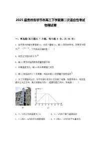 2025届贵州省毕节市高三下学期第二次适应性考试物理试卷（含答案解析）