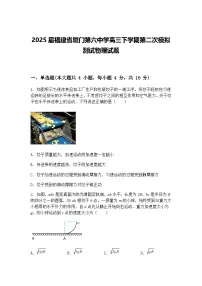 2025届福建省厦门第六中学高三下学期第二次模拟测试物理试题（含答案解析）