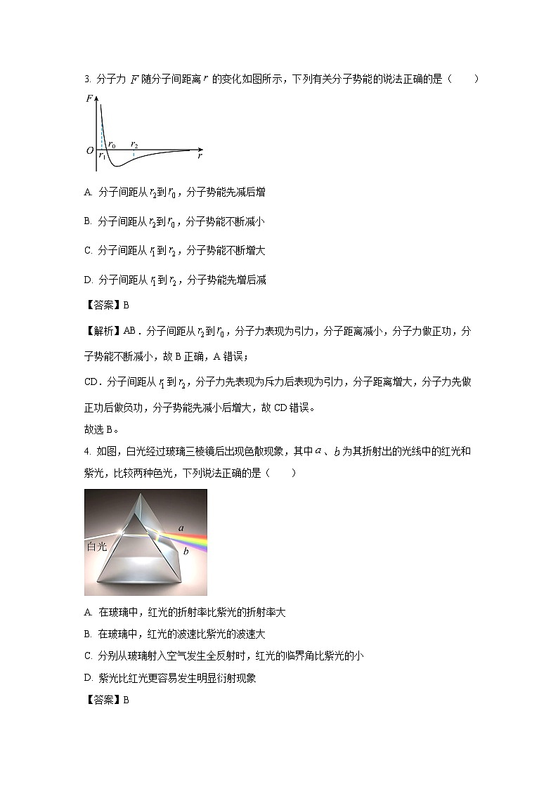 北京市西城区2024-2025学年高二下学期期末物理试卷(解析版)第2页