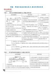 实验 探究加速度与物体受力、质量的关系练习含答案--2026高考物理一轮专题--实验解读