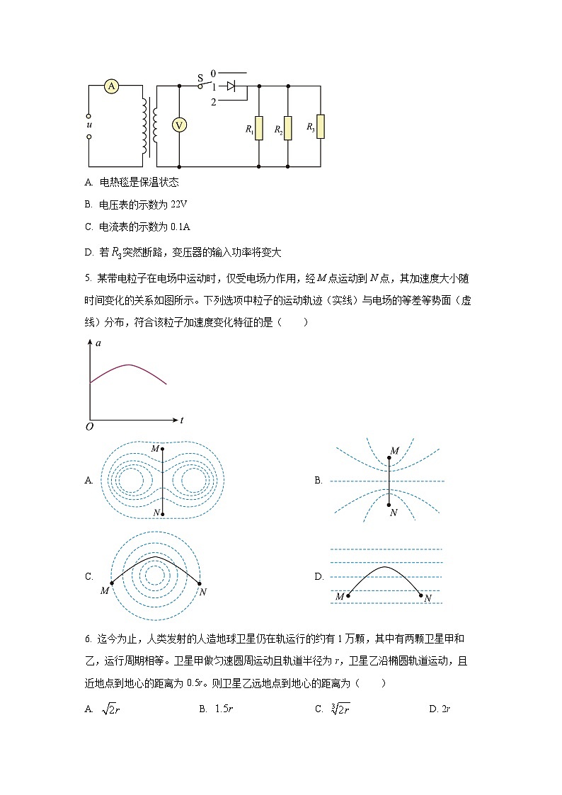 贵州省遵义市2024-2025学年高二下学期7月期末考试物理试卷(学生版)第3页