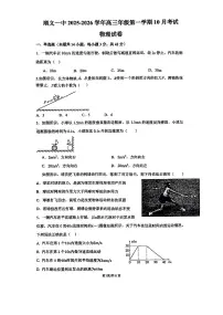 2025北京顺义一中高三上10月月考物理试卷