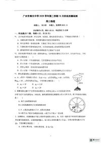 广东省广州市真光中学2025-2026学年高二上学期10月月考物理试题