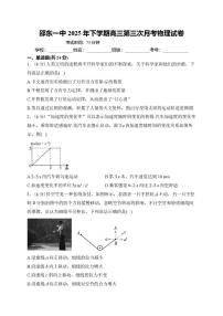 湖南省邵阳市邵东市第一中学2025-2026学年高三上学期第三次月考物理试题