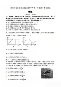 河南省郑州外国语学校2024-2025学年高一下学期期中考试物理试卷+答案