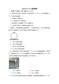 江苏省南京市第二十九中学2025-2026学年高三上学期10月月考物理试题