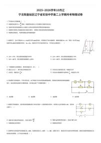 2025~2026学年10月辽宁沈阳皇姑区辽宁省实验中学高二上学期月考物理试卷（有答案解析）