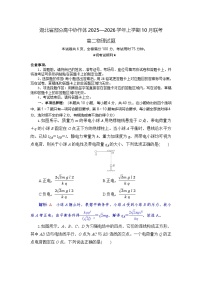 湖北省部分高中协作体2025-2026学年高二上学期10月联考物理试题（Word版附解析）