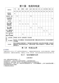 高考物理一轮复习讲义第十章　电路和电能