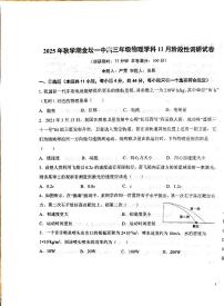 江苏省常州市金坛区第一中学2025-2026学年高三上学期11月月考物理试题