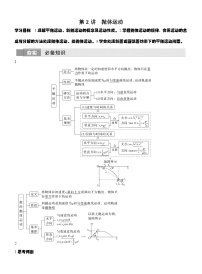高考物理【一轮复习】讲义练习第2讲　抛体运动