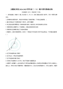 安徽省多校2024-2025学年高二（上）期中联考物理试卷