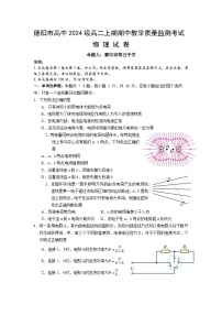 四川省德阳市2025-2026学年高二上学期期中考试物理试题（Word版附答案）