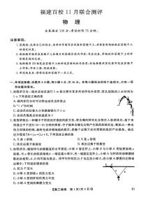 福建省百校联考2026届高三11月联考-物理试题（含答案）