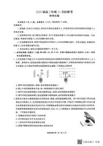 广东省2026届高三上学期11月份联考物理试题（含答案）