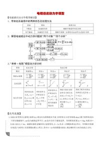 2026届高考物理一轮复习考点训练 电磁感应动力学模型（含答案）
