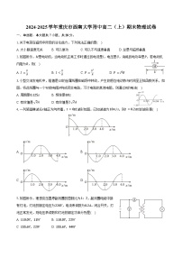 2024-2025学年重庆市西南大学附中高二(上)期末物理试卷(含答案)