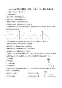 2025-2026学年宁夏银川市灵武一中高三（上）期中物理试卷（含答案）