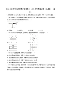 北京市育才学校2024-2025学年高二上学期12月月考物理试卷（选考）