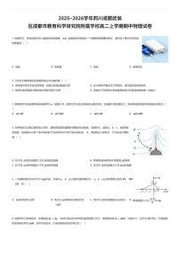 2025~2026学年四川成都武侯区成都市教育科学研究院附属学校高二上学期期中物理试卷（有答案解析）