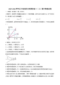 2025-2026学年辽宁省沈阳市郊联体高二（上）期中物理试卷（含答案）