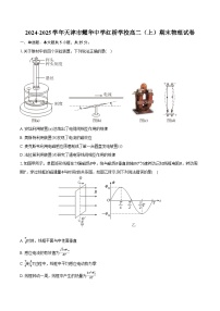 2024-2025学年天津市耀华中学红桥学校高二（上）期末物理试卷（含答案）