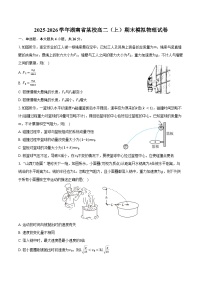 2025-2026学年湖南省某校高二(上)期末模拟物理试卷(含答案)