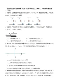 福建省龙岩市一级校盟2025-2026学年高二上学期期中联考试题 物理试卷