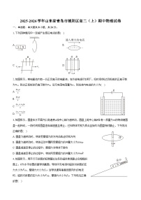 2025-2026学年山东省青岛市城阳区高二（上）期中物理试卷（含答案）