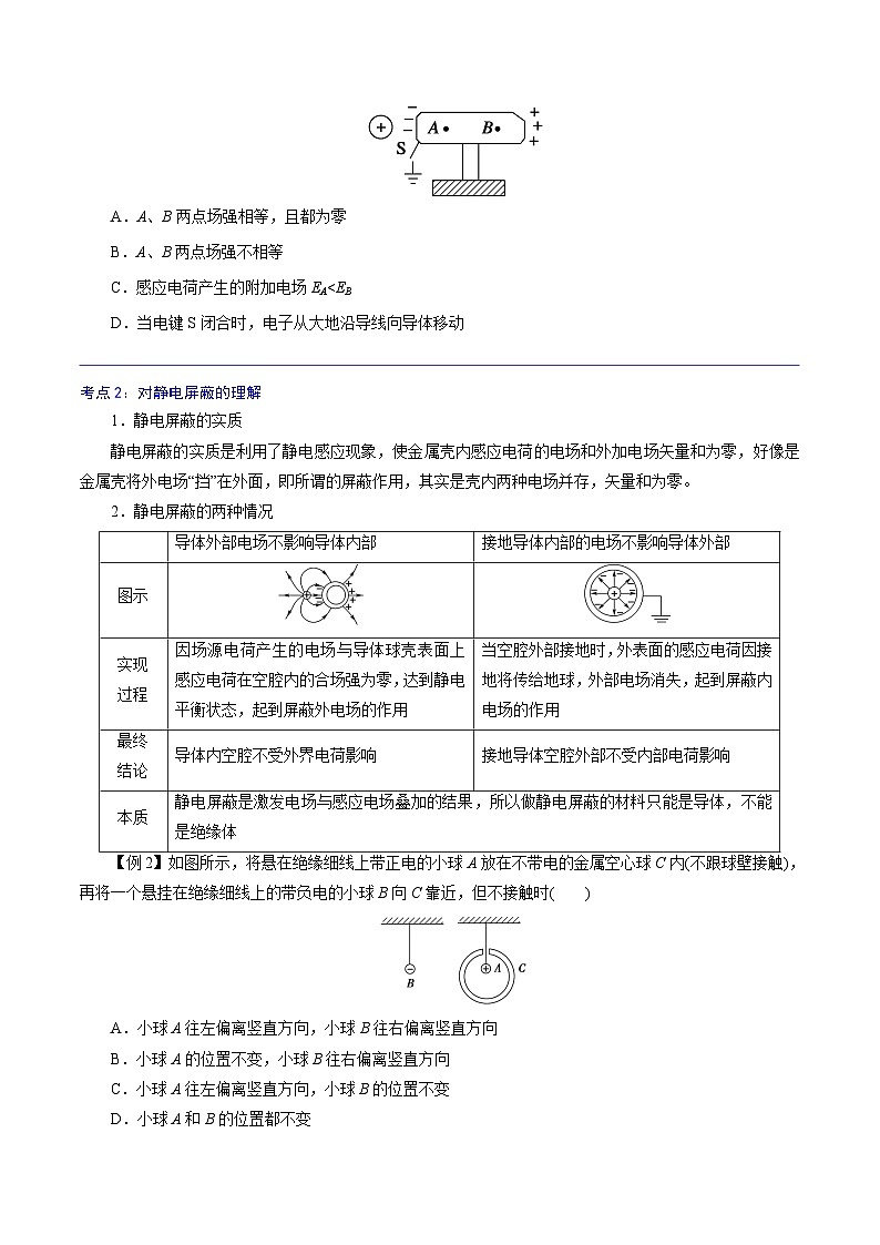 (人教版)必修第三册高二物理同步精讲精练9.4 静电的防止与利用(原卷版)第3页