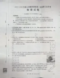 河南省洛阳市2025-2026学年高一上学期12月月考物理试题