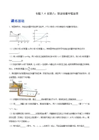 高考物理一轮复习考点讲练测7.4 实验八：验证动量守恒定律（练）（2份，原卷版+解析版）