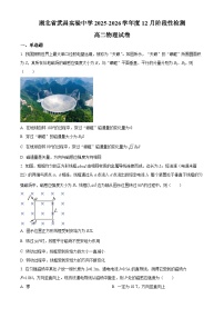 湖北省武昌实验中学2025-2026学年高二上学期12月阶段性检测物理试题（Word版附解析）
